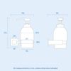 Soap Square Dispenser Chrome
