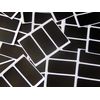 65x30mm Rectangular Colour Code Stickers - Packs of 45 Coloured Rectangle Sticky Labels - 30 Colours Available (Black)