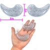 Reusable Gel Eye Ice Pack, Cooling Eye Pad, Hot ＆ Cold Treatment for Eye Strain, Eye Swelling, Eye Redness, Puffy Eyes, Dark Circles, Smooth Fine Lines, and Eye Recover Surgery. (Clear ＆ 10PCS)