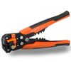 Adjustable Cable Wire Stripper - Automatic Wire Crimping Tool, DIY Cable Stripper - Professional and Super Sharp Crimping Pliers for Cable Cutting (Orange)