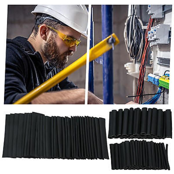 127pcs Heat Shrink Tubing Electrical Wire Insulation Cable Connection Sleeve KIT