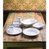 Olympia 23124 Enamel Pie Dish Rectangular 50x180x135mm Roasting Bakeware Kitchen - White