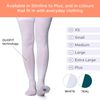 FitLegs - Open-Toe Compression Stocking - 18mmHg AES DVT Prevention - Thigh High, Medium, White