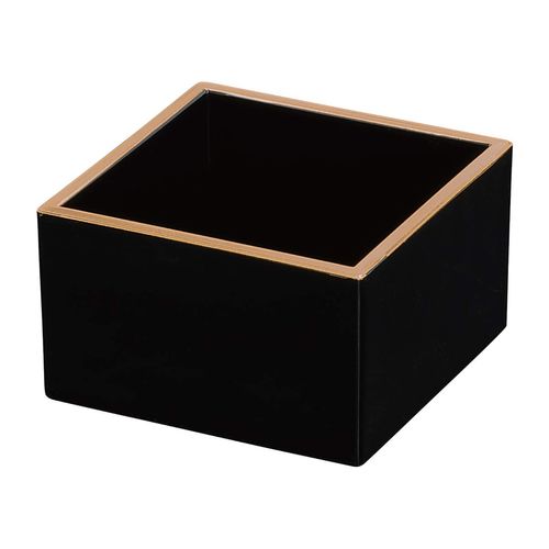 Ichijosho 039961 Lacquerware Black Fuchi Gold Ichijosho