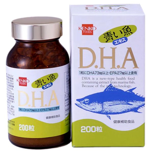 Health Foods Blue Fish Extract DHA 200 Tablets