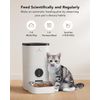 Automatic Dog/Cat Feeder, 6L Food Dispenser, Customize Feeding Schedule, Wi-Fi