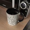 speecheese Coffee Mug Black CPU Motif Coffee Processing Unit with Motherboard Motif