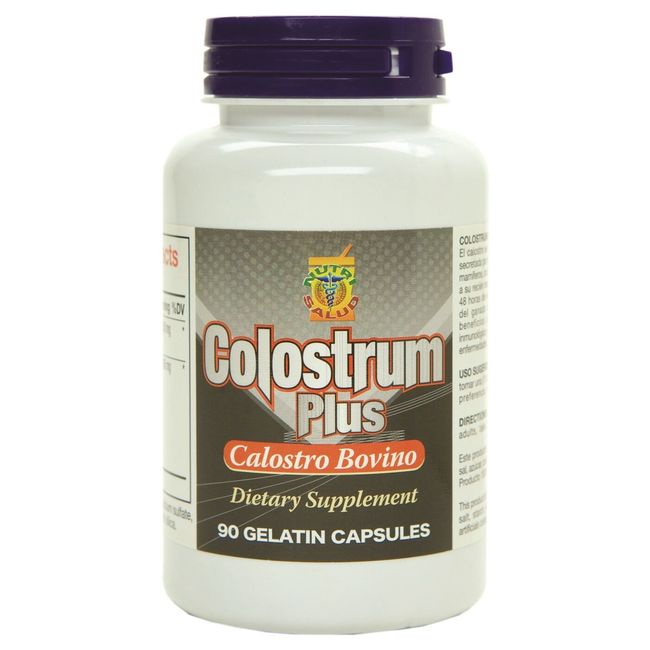 Colostrum Capsulas de Calostro Bovino. Aumenta las defensas y sistema inmune.