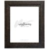 West Frames Marcello Rustic Distressed Wall Picture Frame 3" Wide (8" x 10" Empty Frame Only, No Plexiglass, Charcoal Brown)