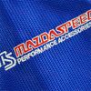 Shift Boot Cover For MT/AT Shift knob w/Blue Racing Fabric Red Stitch For Mazda