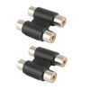 (  2 Pack  )  RCA Female to Female Extension Adapter Connector 