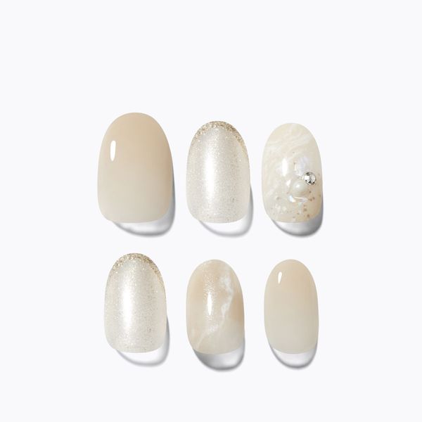 Desing Diva Magic Press Lemon Zest (Oval) Nail Tips