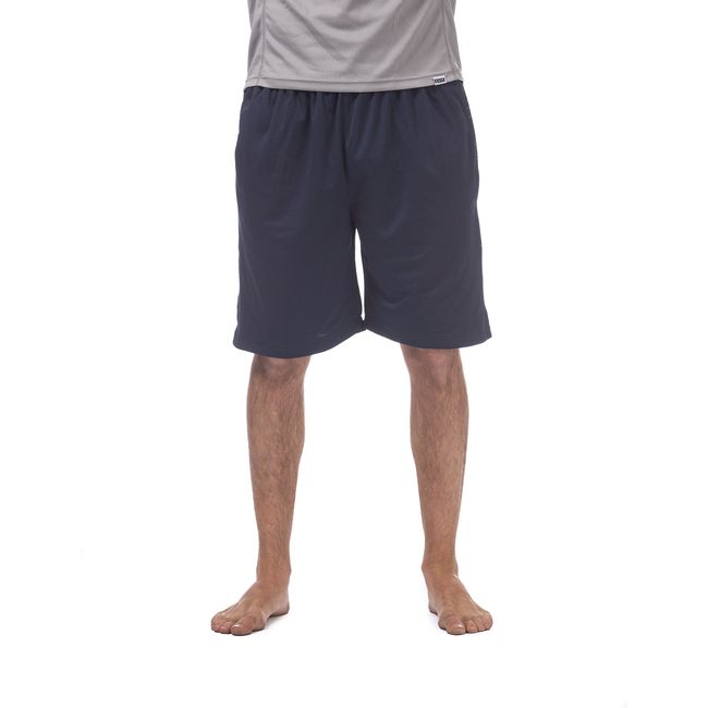 Pro Club Men's Comfort Mesh Athletic Shorts, Medium, Navy