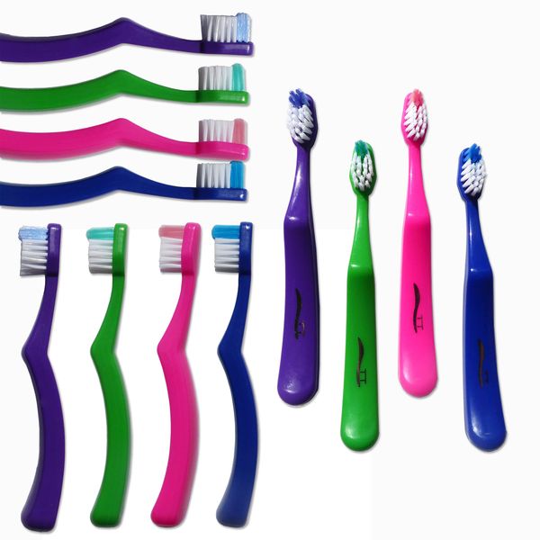 16 Children's Toothbrushes ~ Bulk Packs Kids Manual Brushes (Tiny Teeth)
