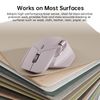 Rapoo MT760Mini Bluetooth Wireless Mouse - Bluetooth 5.0 and 2.4GHz Multi-Mode Connection, Support 4 Devices, M+ Cross Computer Technology, 11 Programmable Buttons,Pink