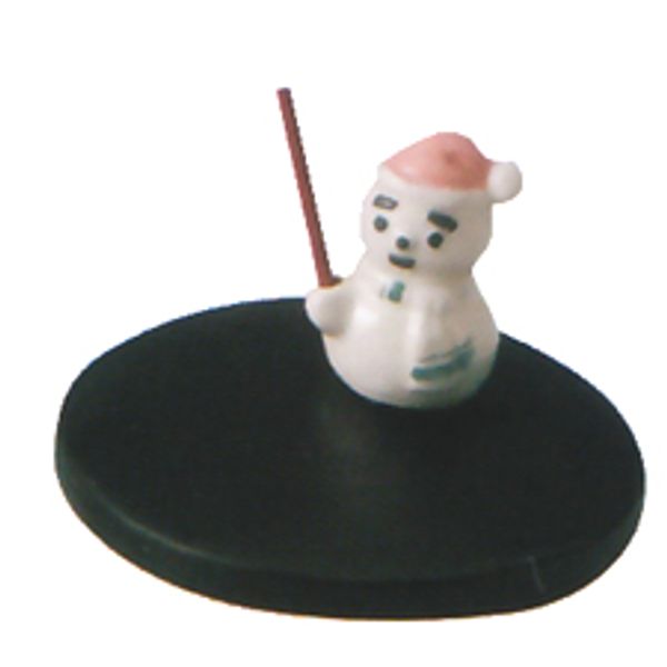 snowman incense holder