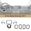 For Dodge Durango 2014+ Steering Wheel Air Condition Vent Outlet Ring COVER Trim