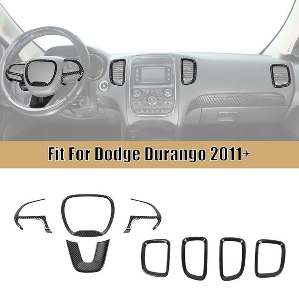 For Dodge Durango 2014+ Steering Wheel Air Condition Vent Outlet Ring COVER Trim
