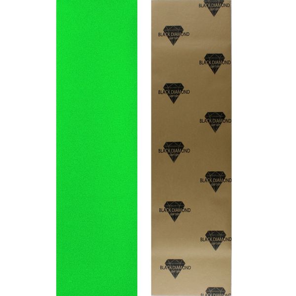 Black Diamond Longboard Skateboard Grip Tape Sheet 10" x 48" Green