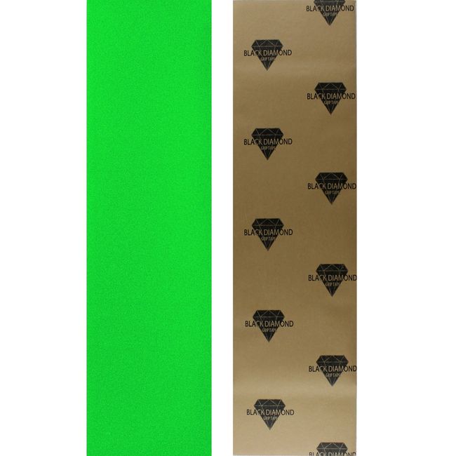 Black Diamond Longboard Skateboard Grip Tape Sheet 10" x 48" Green