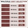 uxcell 2 x 72" ''' 40/80/120/150/240/400'' ' "Abrasive