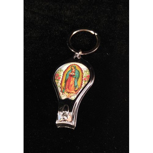 My Baptism/First Communion Festivities,Bottle Opener/Nail Clipper Multi Use Tool Key Chains Gifts Memories.Our Lady Of Guadalupe Set Party Pack 12