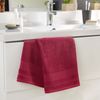 Douceur d'Intérieur, Hand Towel (50 x 90 cm) Tendresse Ruby, Plain Sponge
