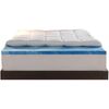 Dual Layer 4 Inch Memory Foam Mattress Topper, Twin Size, Medium Support, 2 Inch