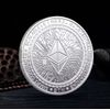 Ethereum ETH - Physical Crypto Challenge Coin - Silver Commemorative Coin