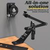 Lawn Mower Blade Sharpener & Magnetic Balancer Kit, 15°-45° Adjustable, Black