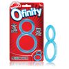 Screaming O Blue Ofinity Double Erection Cock Ring red and Clear