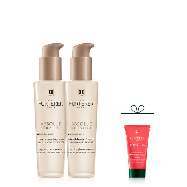 [Rene Furterer] Absolue Keratin Damage-proof Hair Essence 100ml Duo (+30ml additional gift)