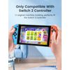 WEOTOO Protective Case Compatible with Nintendo Switch 2 Joycon(2025), Soft Slicone Grips Shell for Switch 2 Controller Cover, Shockproof, Scratch-Resistant, Ergonomic Design-Blue&Orange