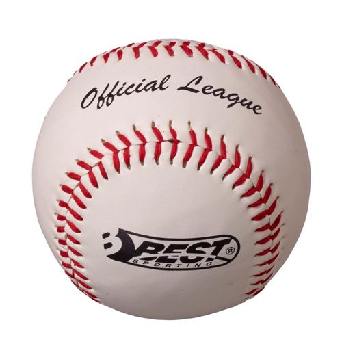 Best Sport Unisex's Rounders Baseball-White, 9 cm