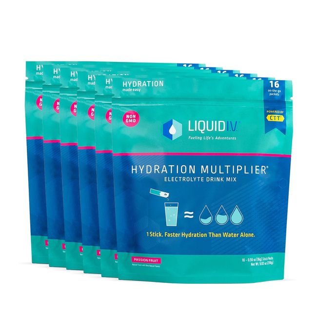 Liquid I.V. Hydration Multiplier - Passion Fruit - Hydration Powder Packets |