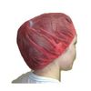 Red Bouffant Caps, 24", Bagged, 500/case