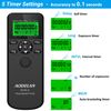 AODELAN Timer Remote Controller for Nikon Z6,Z7,D850,D810,D750,D700,D3,D4,D5,D3100,D5000,D7200,D600, D610,D3300,Coolpix P1000,Shutter Release Replace Nikon MC-36A &MC-DC2