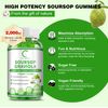 2Pack Soursop Graviola Gummies Soursop Leaves Extract Antioxidant Immune Support