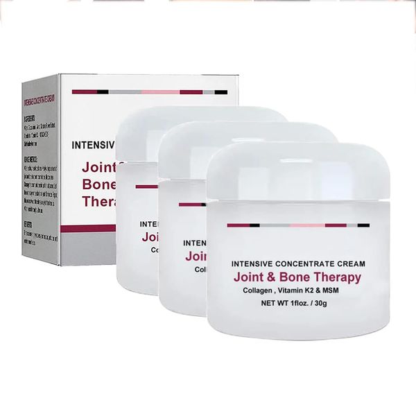 GALER x Joint & Bone Therapy Cream, Intensive x Joint & Bone Therapy Cream, Natural Joint & Bone Cream for Joint Muscle, Pain Relief Cream for Back, Neck, Hands, Ankle, Feet (3PCS), 90.0 gram