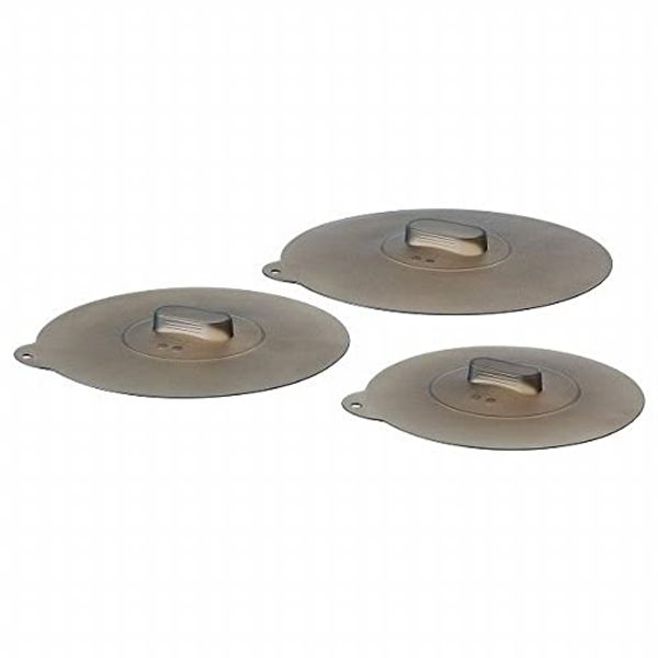 Ikea KLOCKREN: Universal Lid, Set of 3, Silicone (804.491.90)