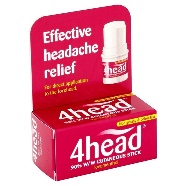 4Head Headache Relief Stick, 3.6g