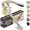 Premium Garlic Press - Heavy Duty, Easy Clean, Rust Proof, Dishwasher Safe