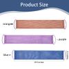 3 Pieces African Exfoliating Sponge, African Bathing Back Scrubbers, Shower Net Body Scrubber with Pull Strap (Blue Purple Coffee)