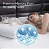 Cooling Memory Foam Pillow, Neck Support Pillow - Machine Washable- USA Ship S/D