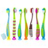 ALL PURE 6 Pack Kids Toothbrush Suction Cup Stand Soft Bristles Toddler Clean Oral Care