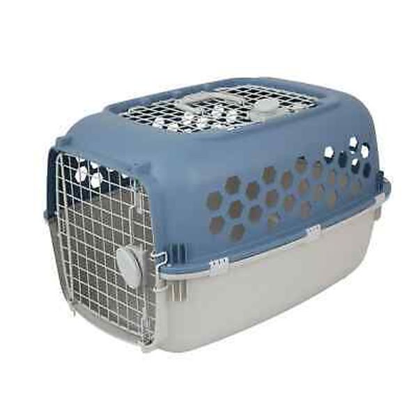 Vibrant Life, Dog Kennels, Double Door with Top Opening, Plastic Pet Kennel, 24