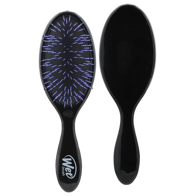 Wet Brush Original Detangling Brush, Black - Detangler Brush with Soft & Flexible Bristles - Detangling Brush for Curly Hair - Tangle-Free Brush for Straight, Thick, & Wavy Hair - For Women & Men 