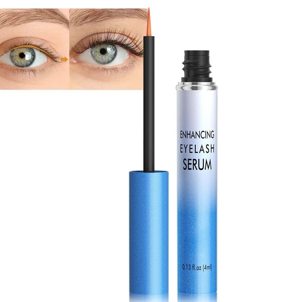 Eyelash Growth Serum, Lash Serum, Eyelash Serum, Lash Growth Serum, Eyebrow Growth Serum, Grow Lash and Brow Fuller Thicker Longer, 4ml