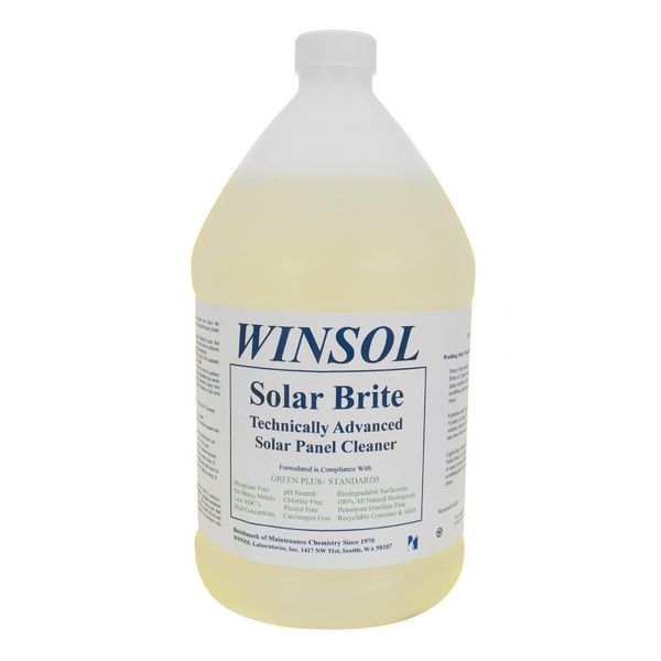 Winsol Solar Brite Solar Panel Cleaning Soap Gallon
