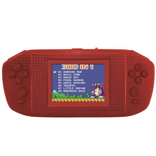 LEXiBOOK 300 Video Game Handheld Console - Red